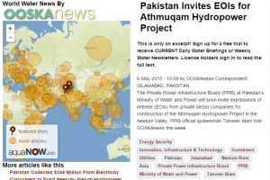 Pakistan Invites EOIs for Athmuqam Hydropower Project