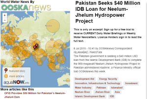 Pakistan seeks $40 Million IDB Loan for Neelum-Jhelum Hydropower Project