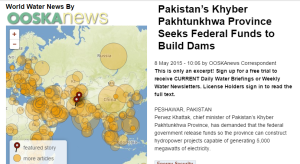 Pakistan's Khyber Pakhtunkhwa Province Seeks Funds to Build Dams