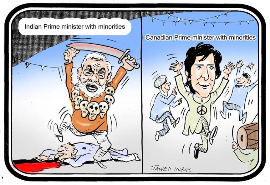 Minorities for Modi and Canadian PM